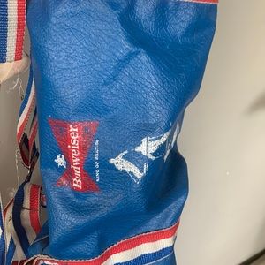 Vintage Budweiser mens ski bag
